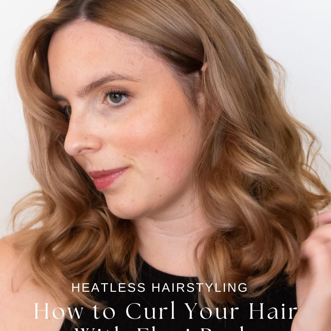 Heatless curls for top medium length hair