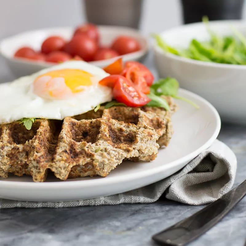 Egg Waffles - Whole30, Paleo, Low Carb, Keto - EASY One Ingredient  Whole30 Breakfast, Keto, Low Carb