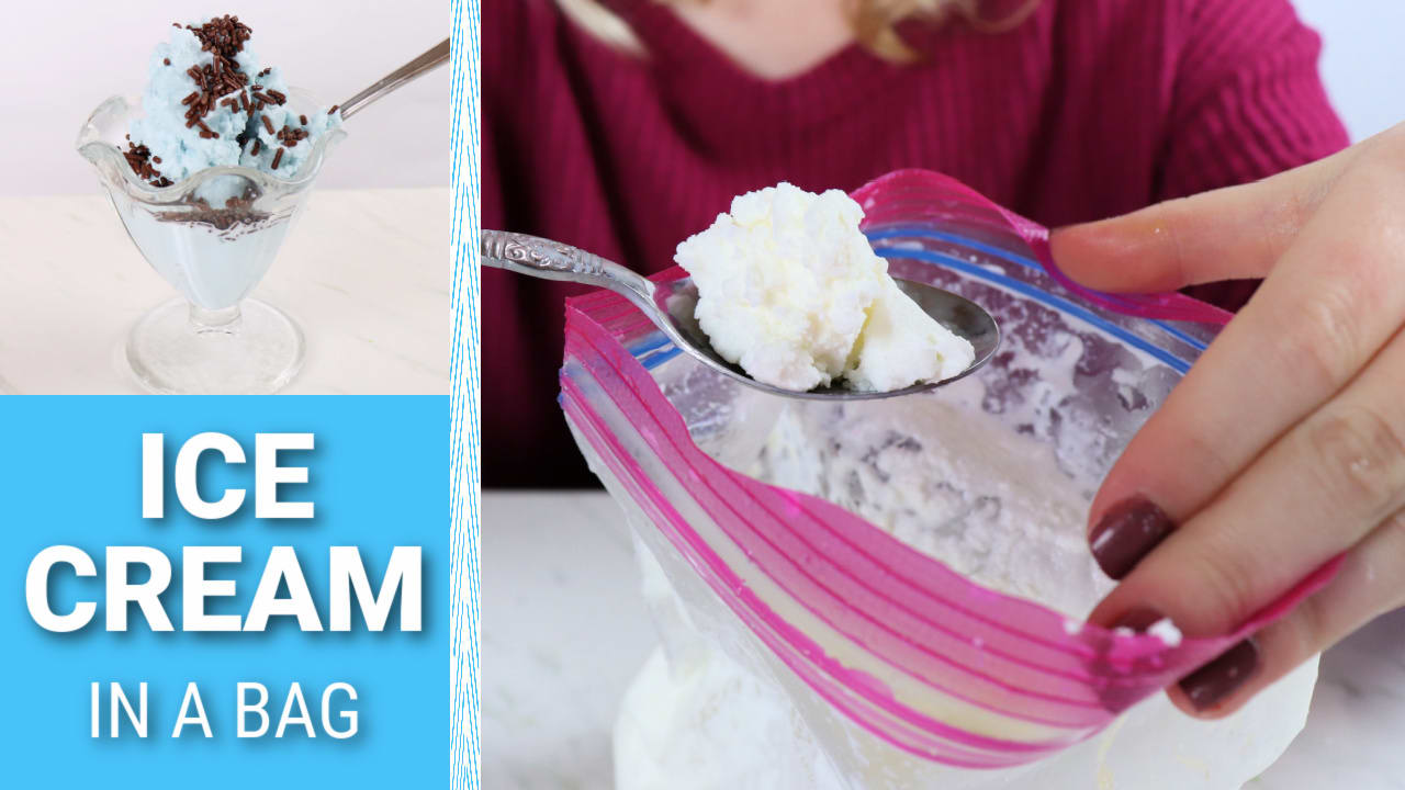 Simple ice cream in a 2025 bag
