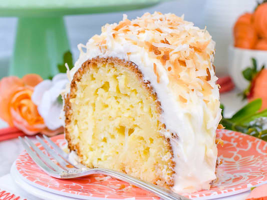 Coconut Cream Bundt Cake Recipe - Inside BruCrew Life