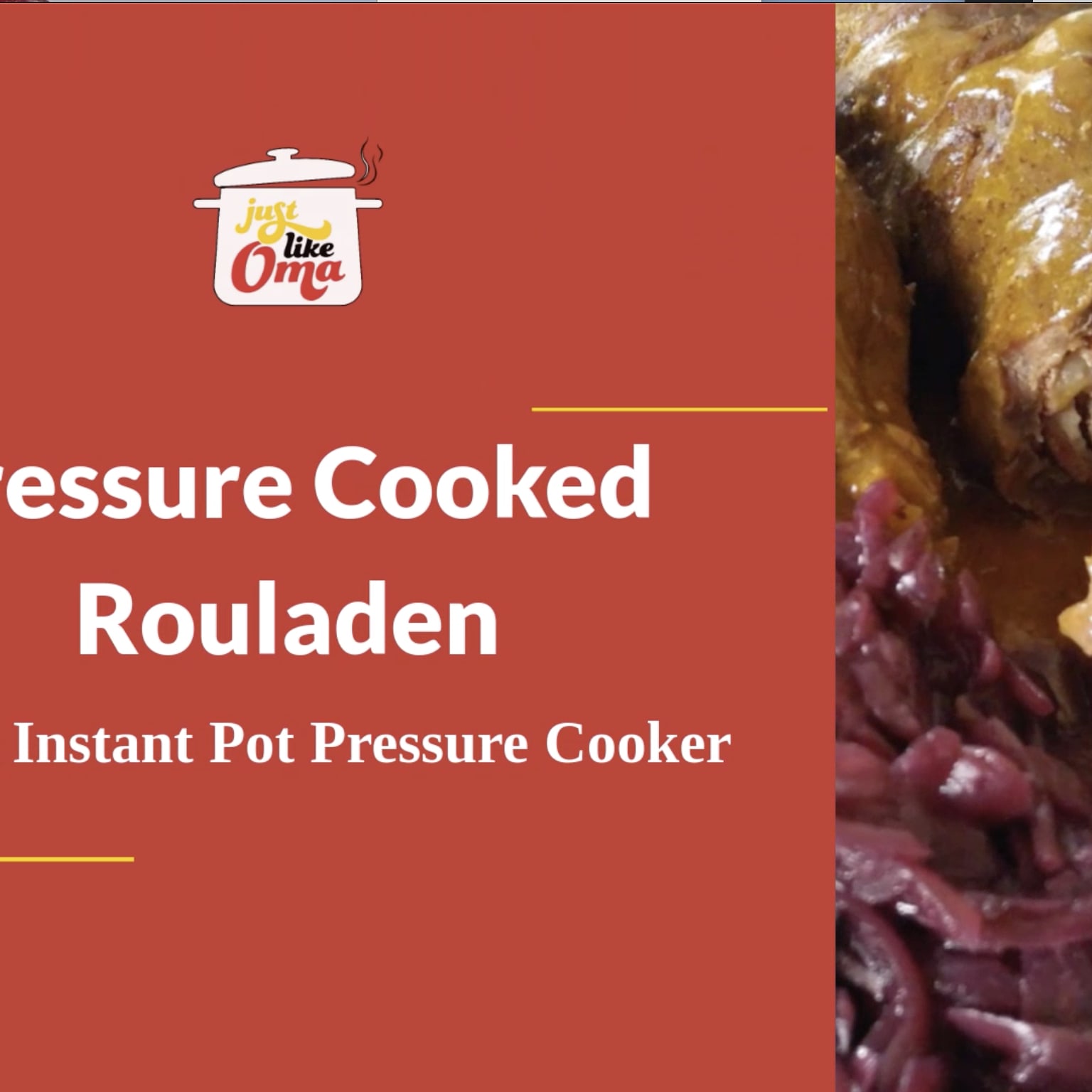 Oma s Instant Pot Rouladen Recipe Rouladen im Schnellkochtopf