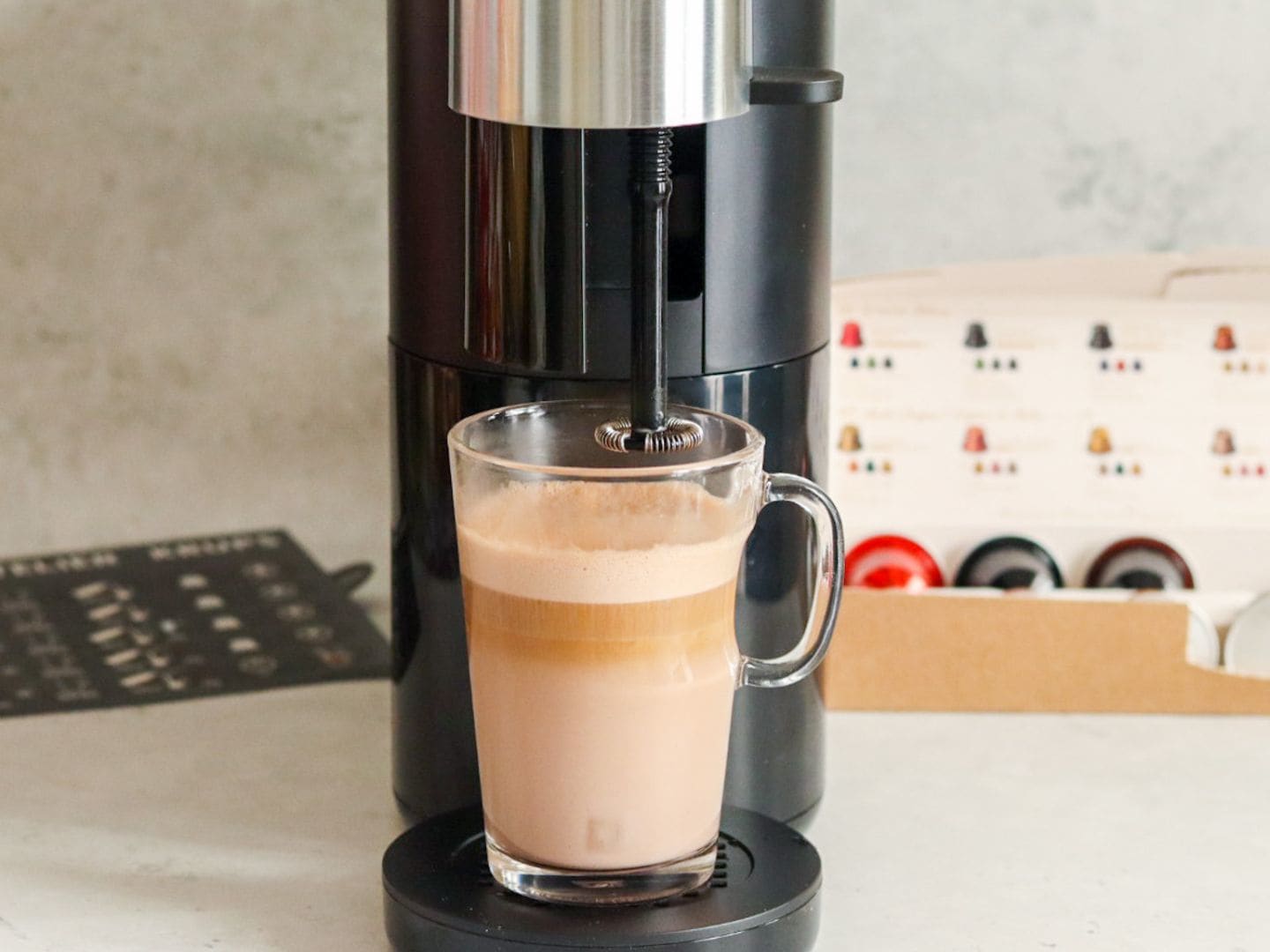 Create hot and cold coffee recipes with the new Nespresso Atelier