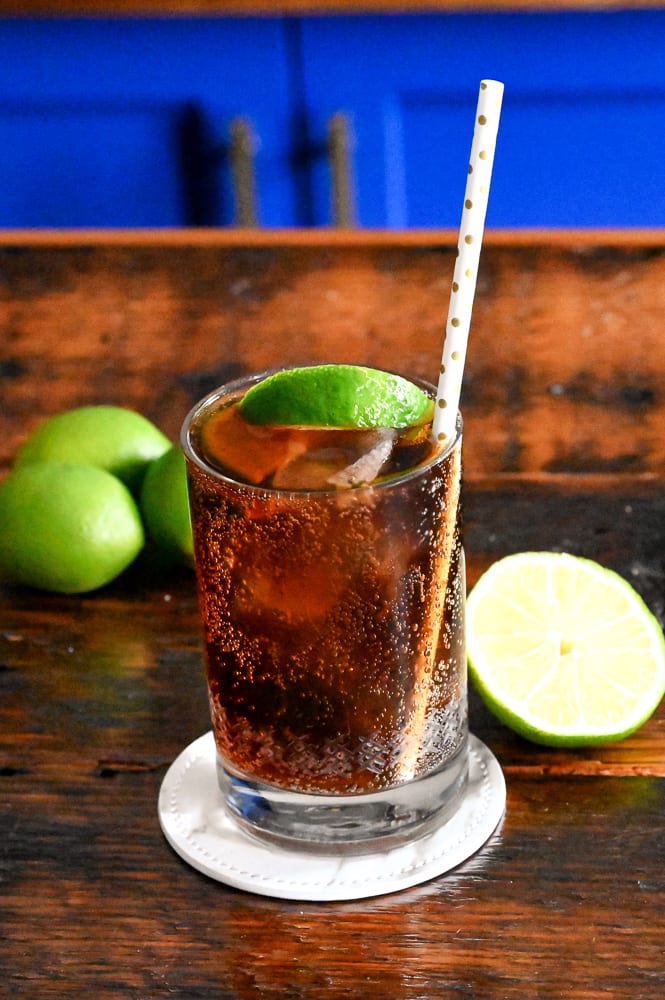 Easy Cuba Libre Cocktail Recipe - A Sassy Spoon