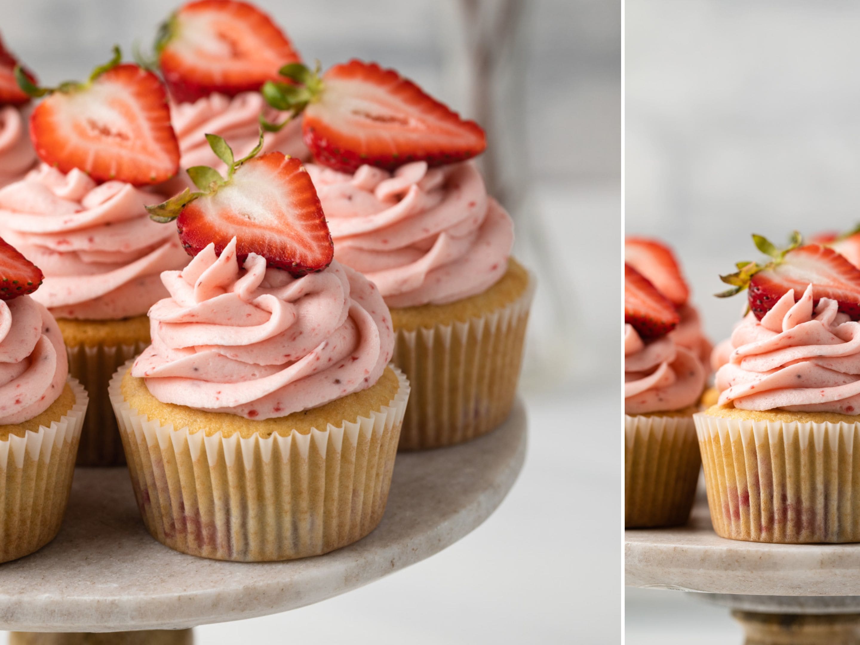 Fresh Strawberry Cupcakes  Cupcake Recipe Loaded With Strawberries