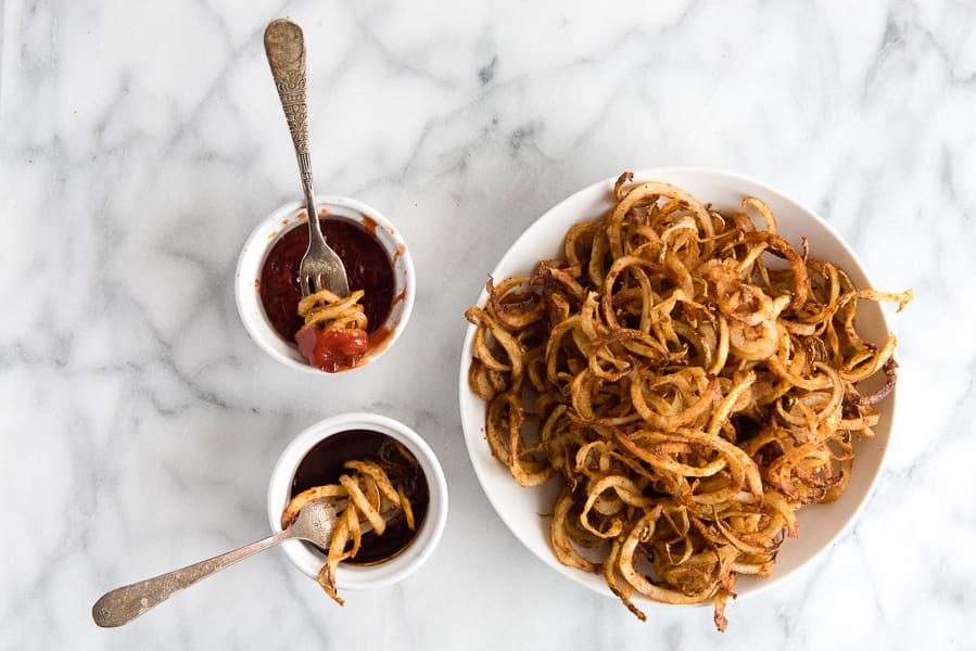 Crispy Baked Spiralized Fries - Inspiralized