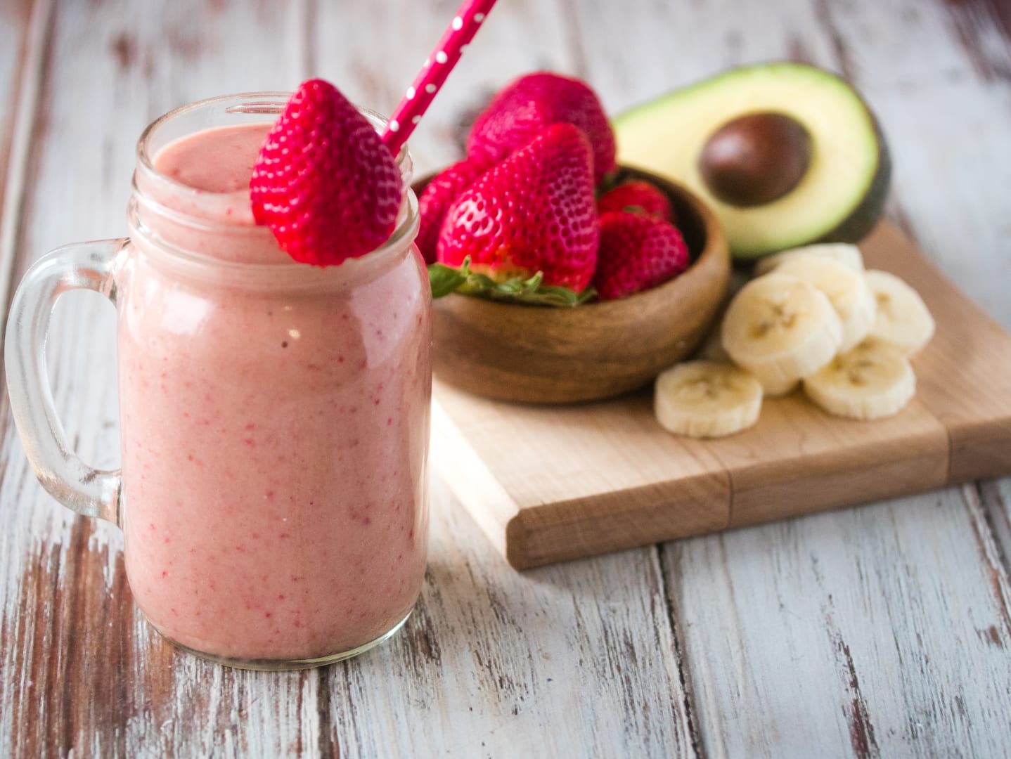 Strawberry Avocado Smoothie