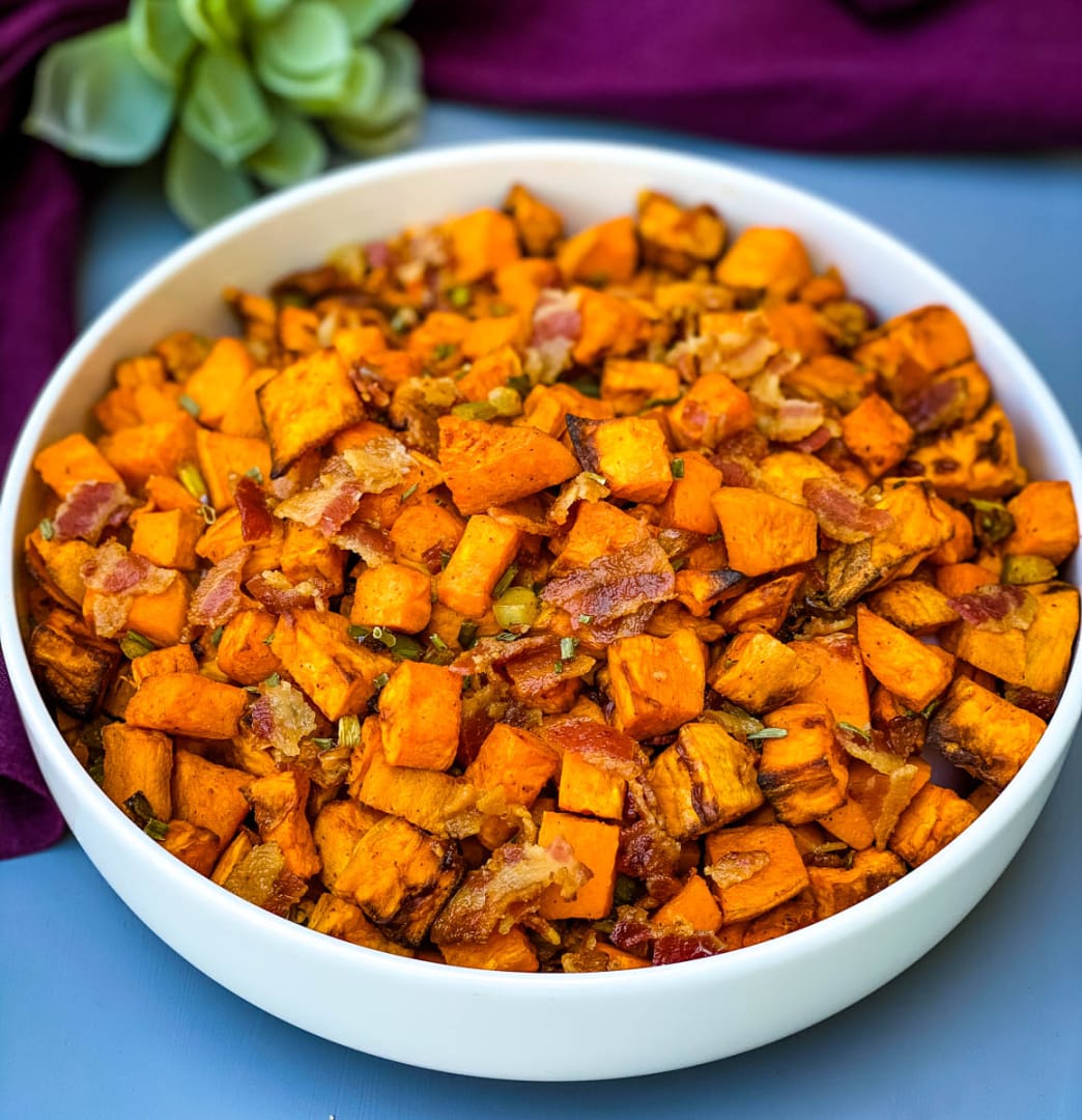 Air Fryer Sweet Potato Hash