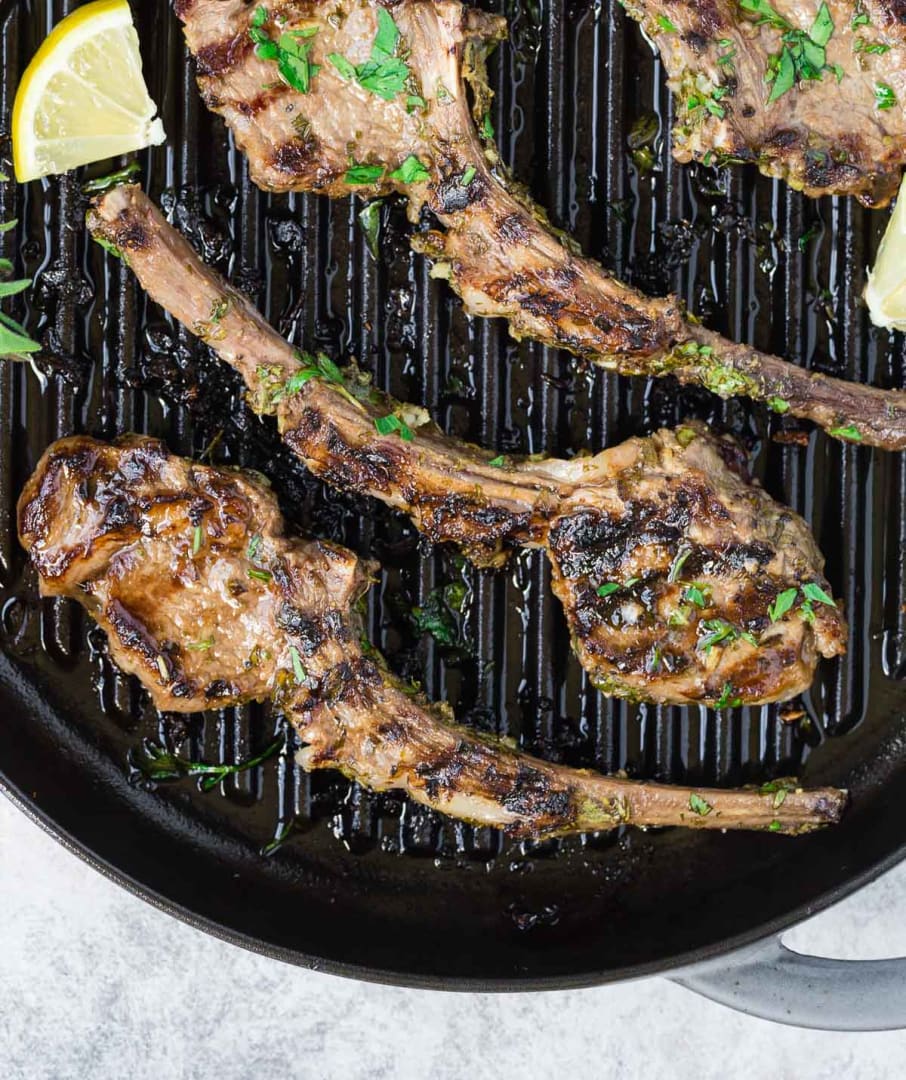 Grilled lamb cheap steak recipe