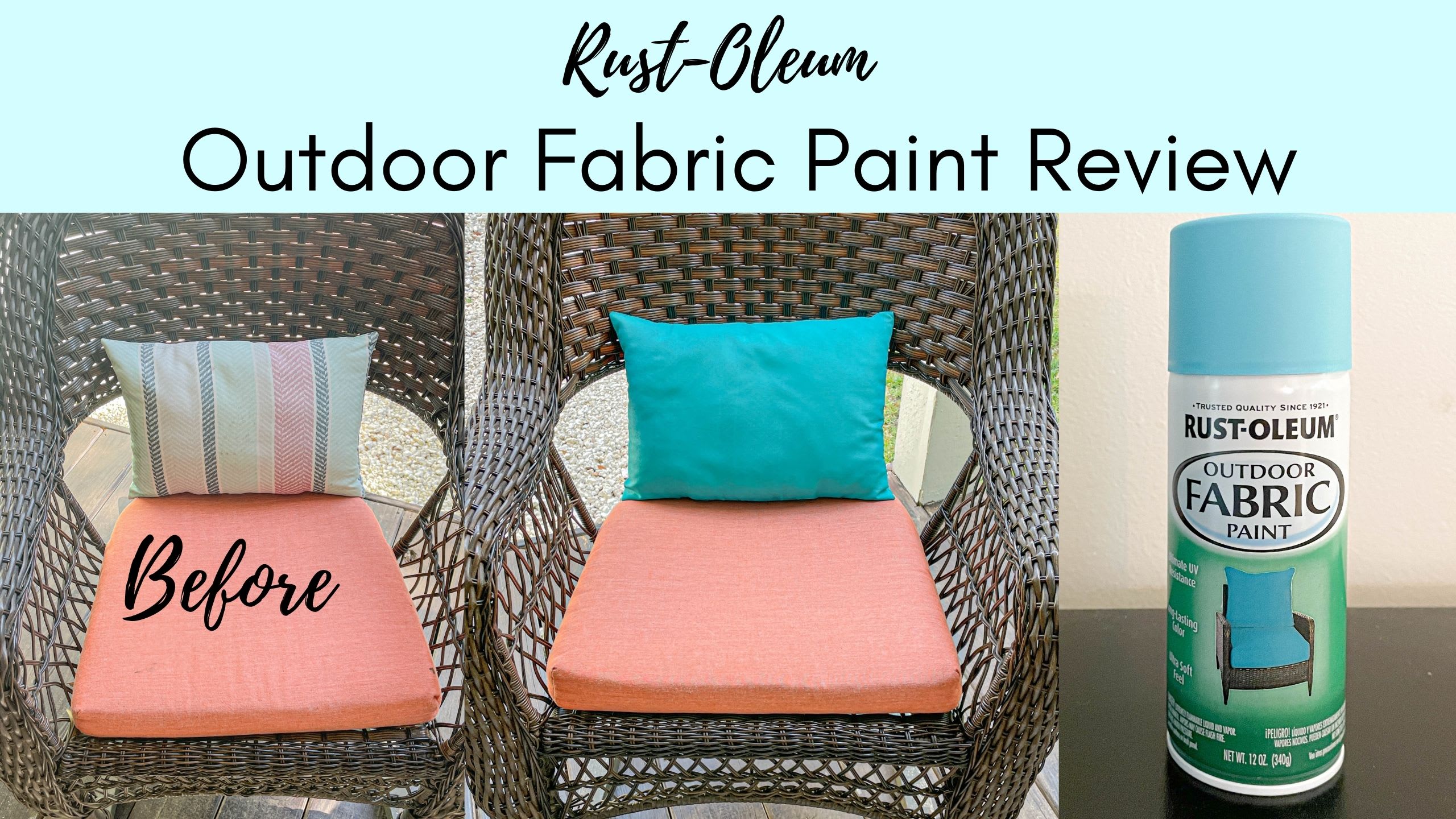 Rustoleum Outdoor Fabric Paint review
