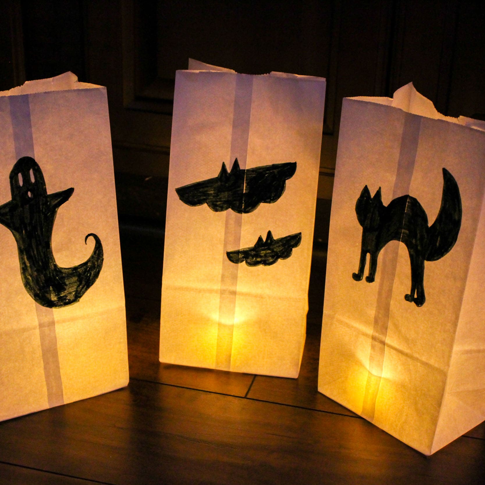 Craft Cottage - Easy Paper Bag Luminaries