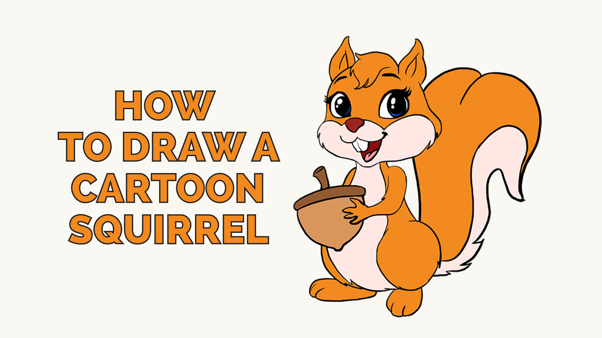 How to Draw a Squirrel in a Few Easy Steps | Easy Drawing Guides