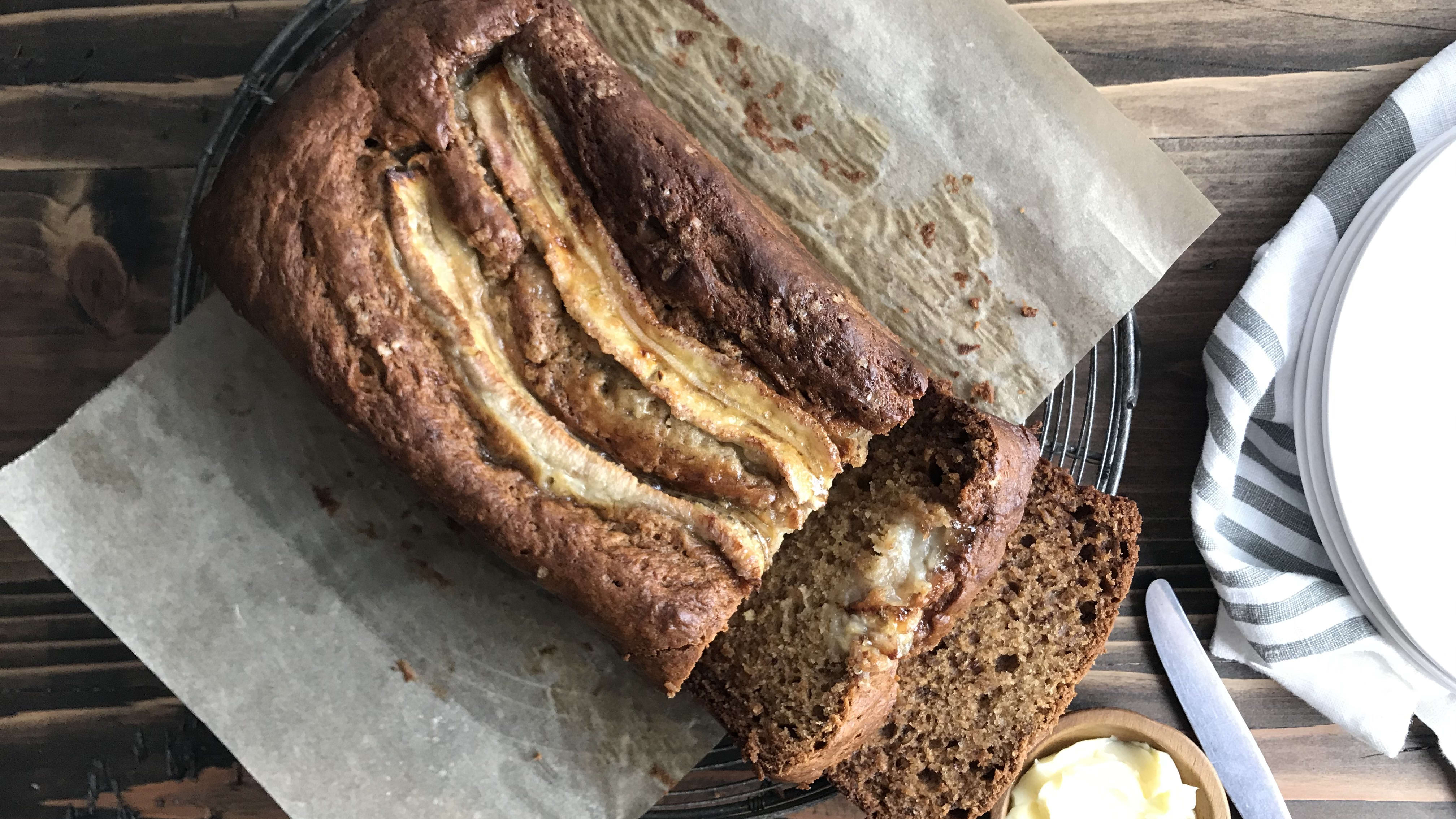 Banana Bread without a Loaf Pan - Elle & Pear