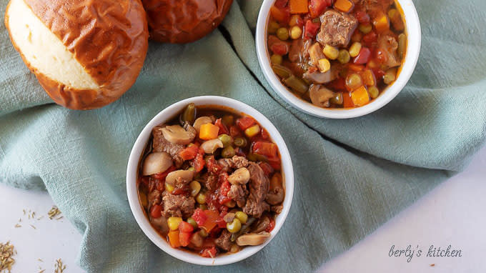 Instant pot vegetable beef soup with frozen 2025 vegetables