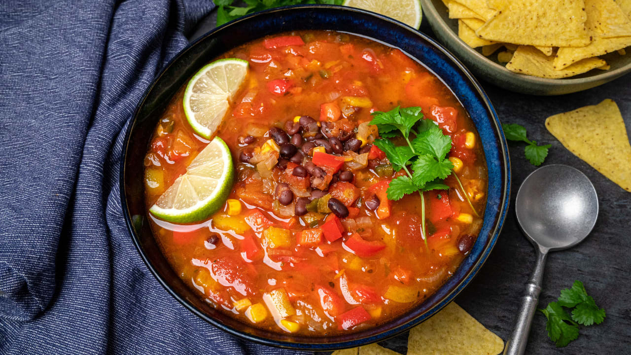 Instant Pot Vegan Taco Soup