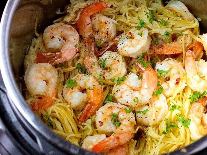 Instant Pot Shrimp Scampi