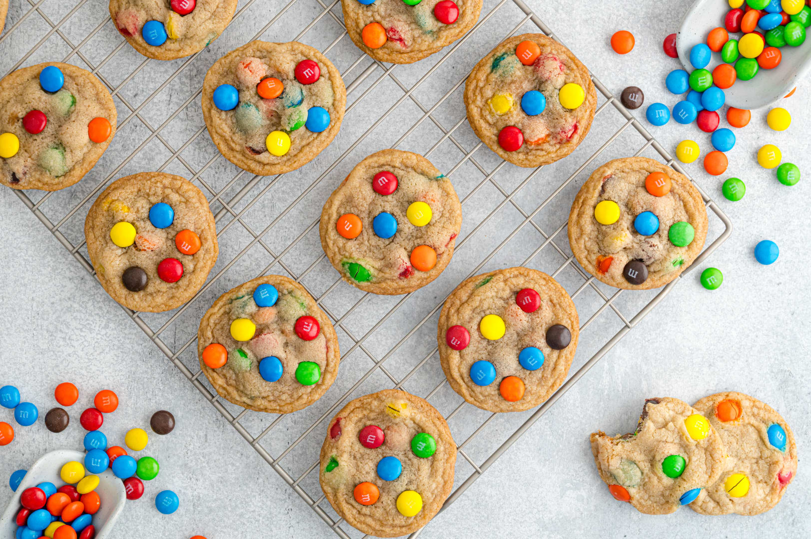 Perfect M&M Cookies Recipe - Rachel Cooks®