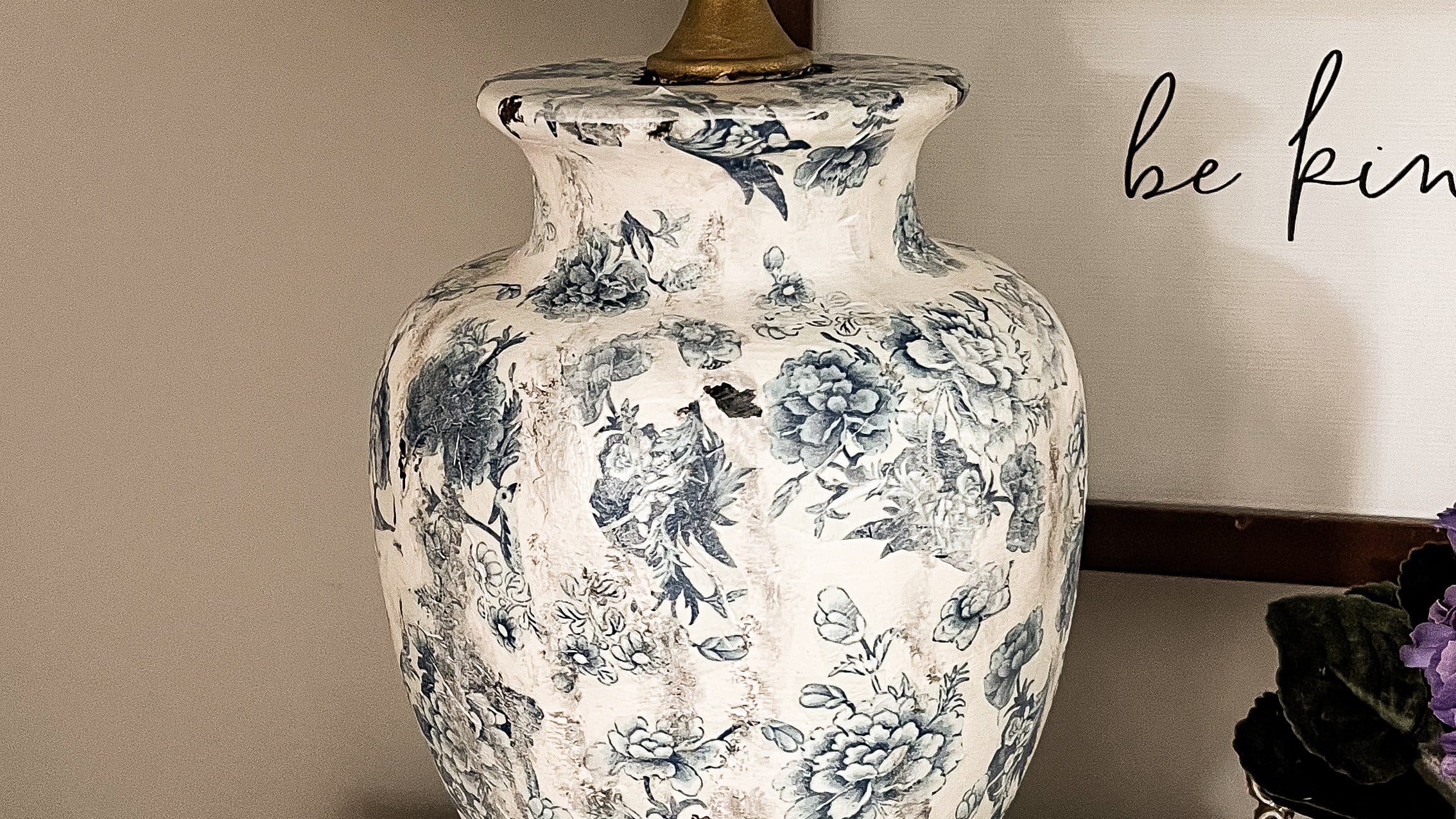 Decoupage lamps cheap