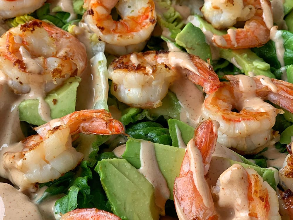 Prawn Salad with Pears and Lime Dressing · Chef Not Required