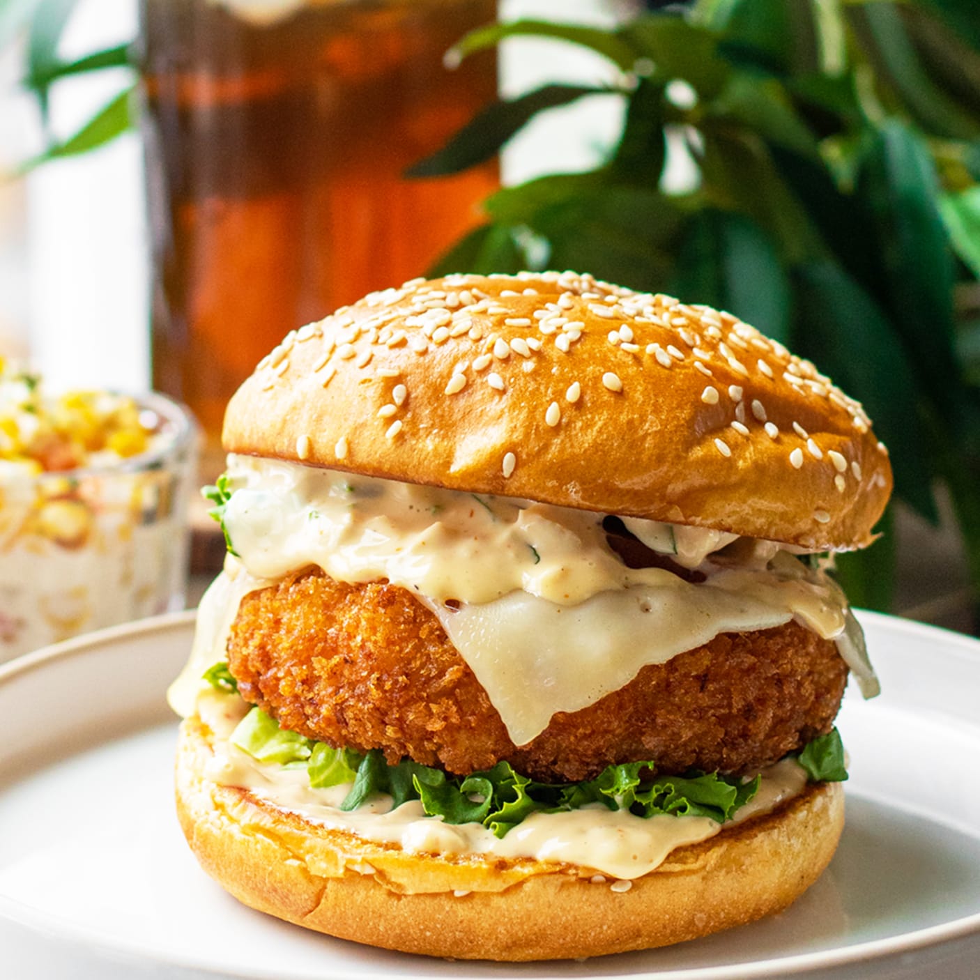 Crispy Golden Shrimp Burgers Recipe