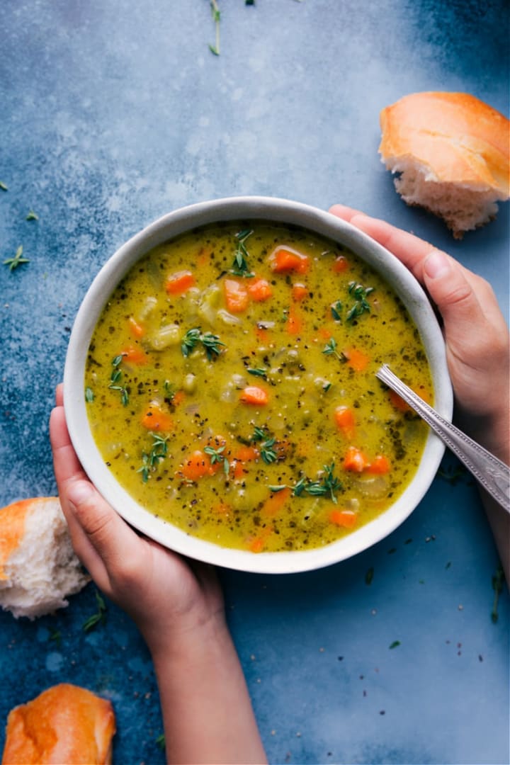 Green Pea Soup - The Healthful Ideas