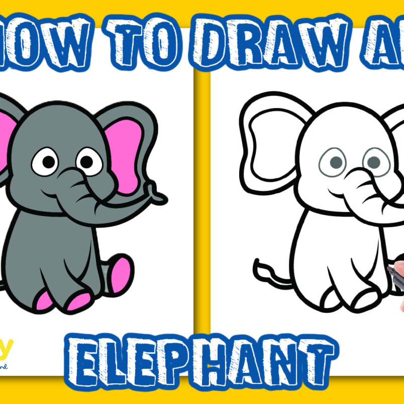 How to Draw an Elephant | Art for Kids-saigonsouth.com.vn