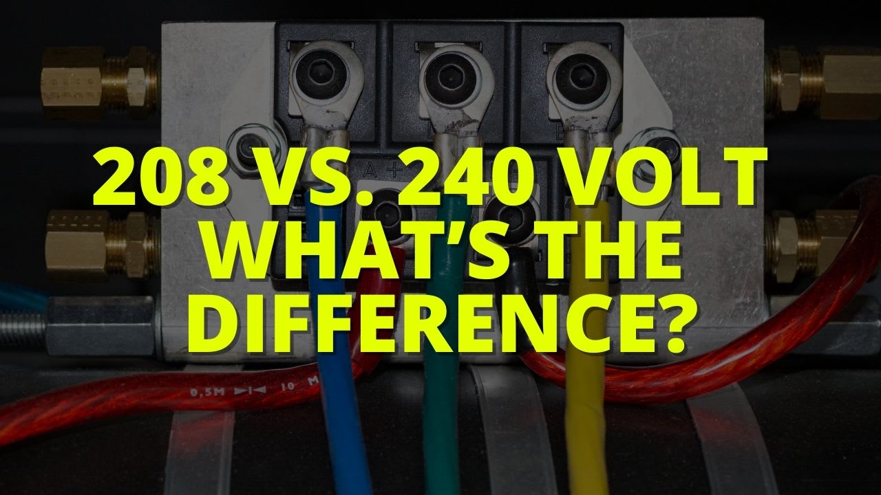 8 Vs 240 Volt What S The Difference Diy All Day
