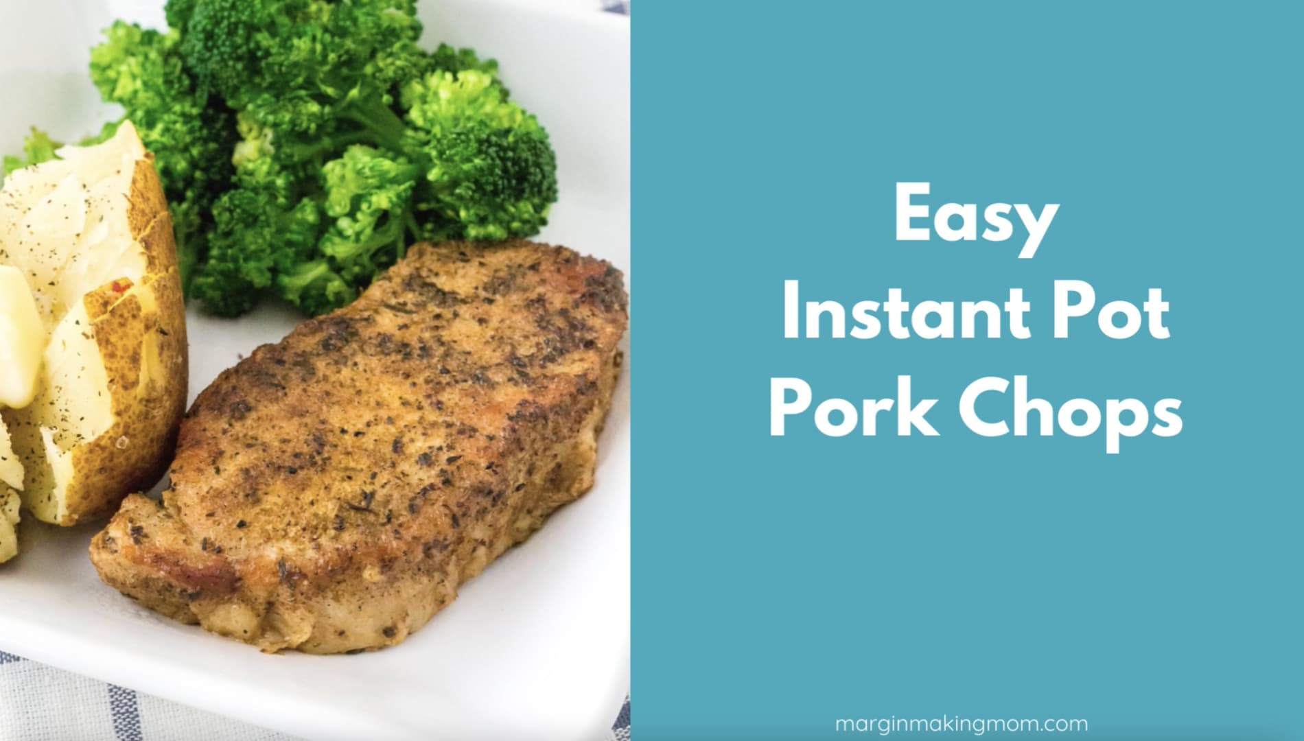 Pork chops and broccoli instant pot store