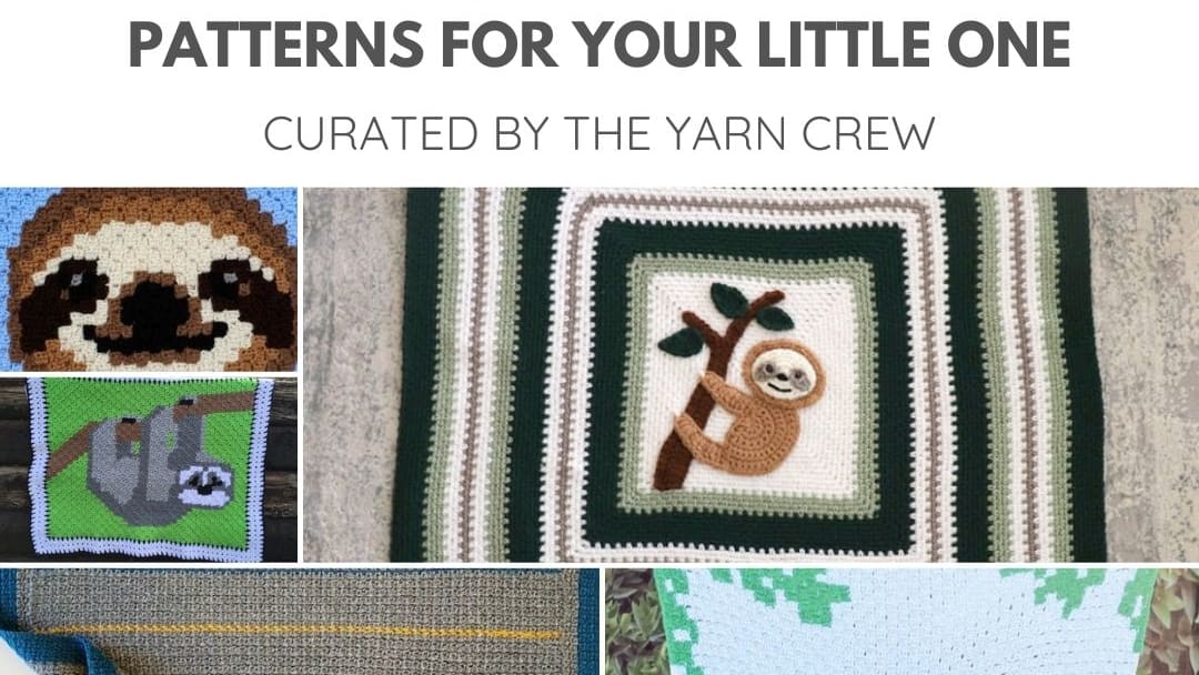 5 Free Crochet Sloth Blanket Patterns For Your Little One