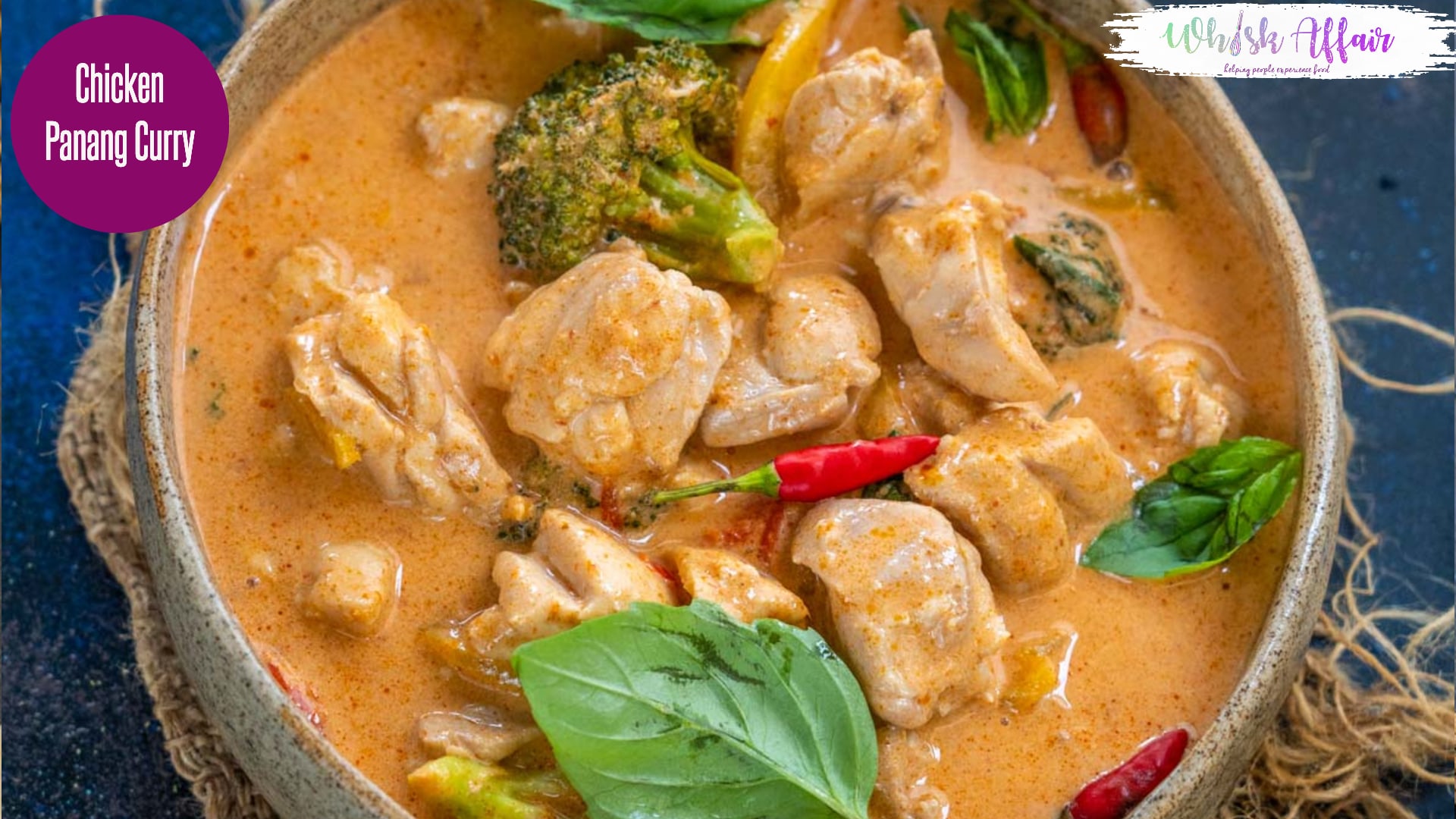 Making panang on sale curry