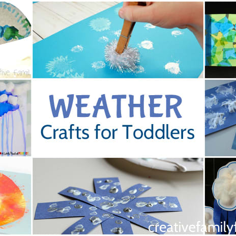 Fun Weather Crafts for Toddlers - Creative Family Fun