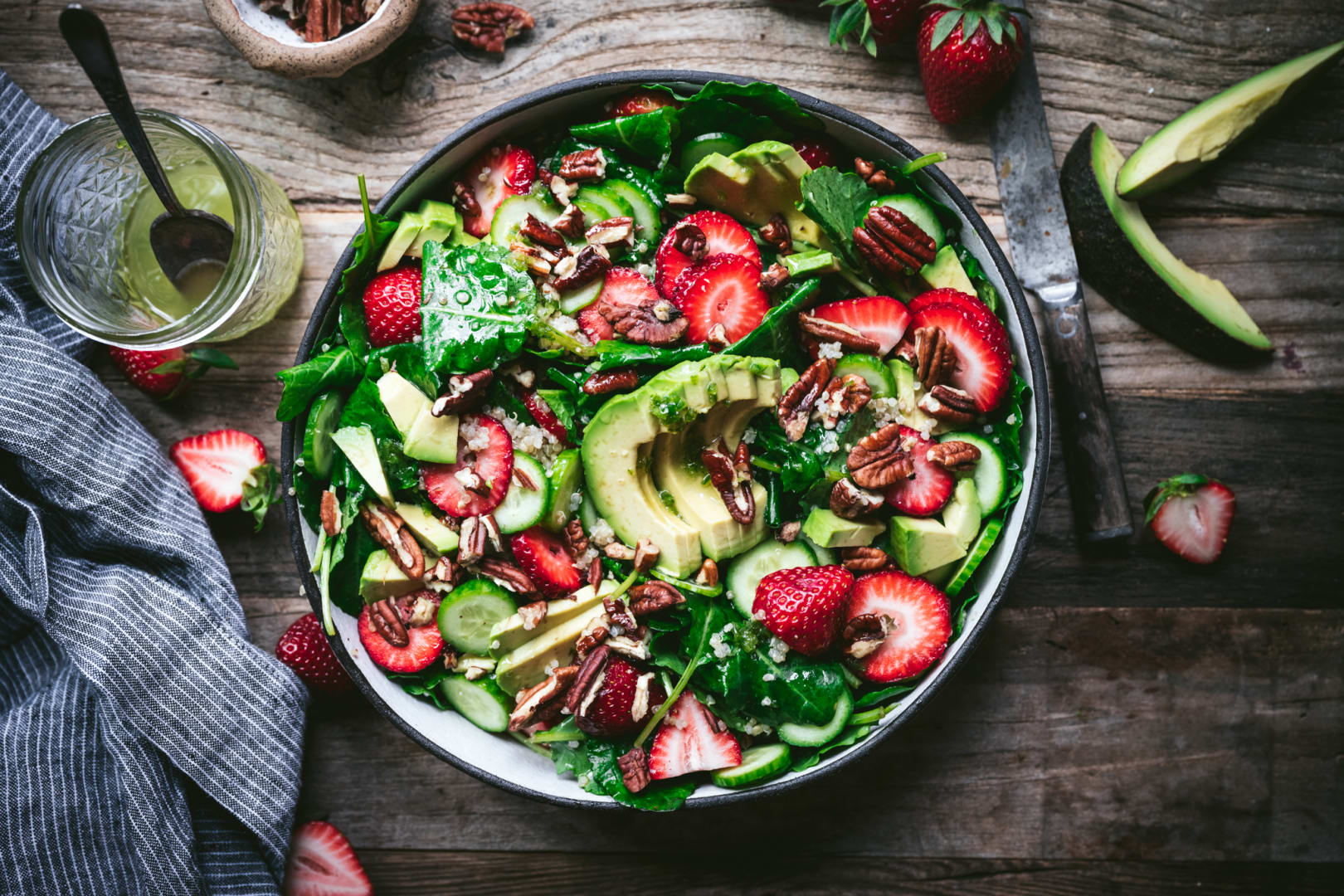 Minty Strawberry Avocado Salad with Citrus - Kimberton Whole Foods