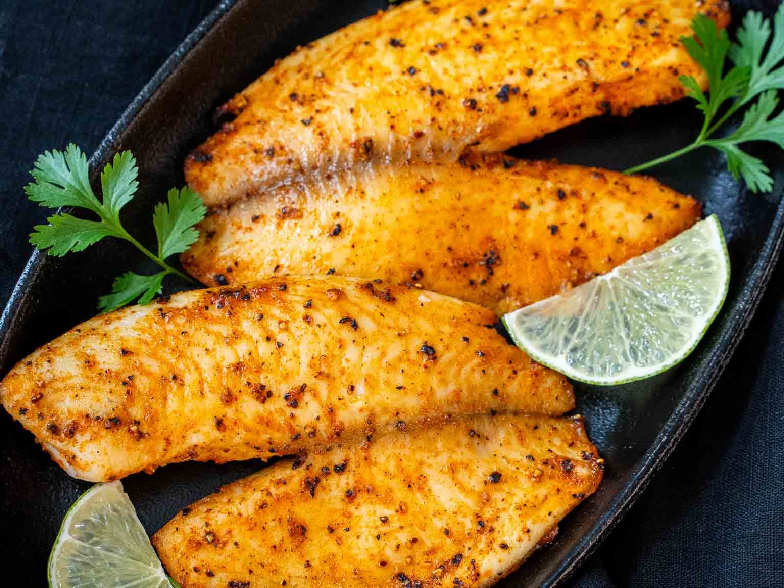 How do you cook tilapia in an air fryer top