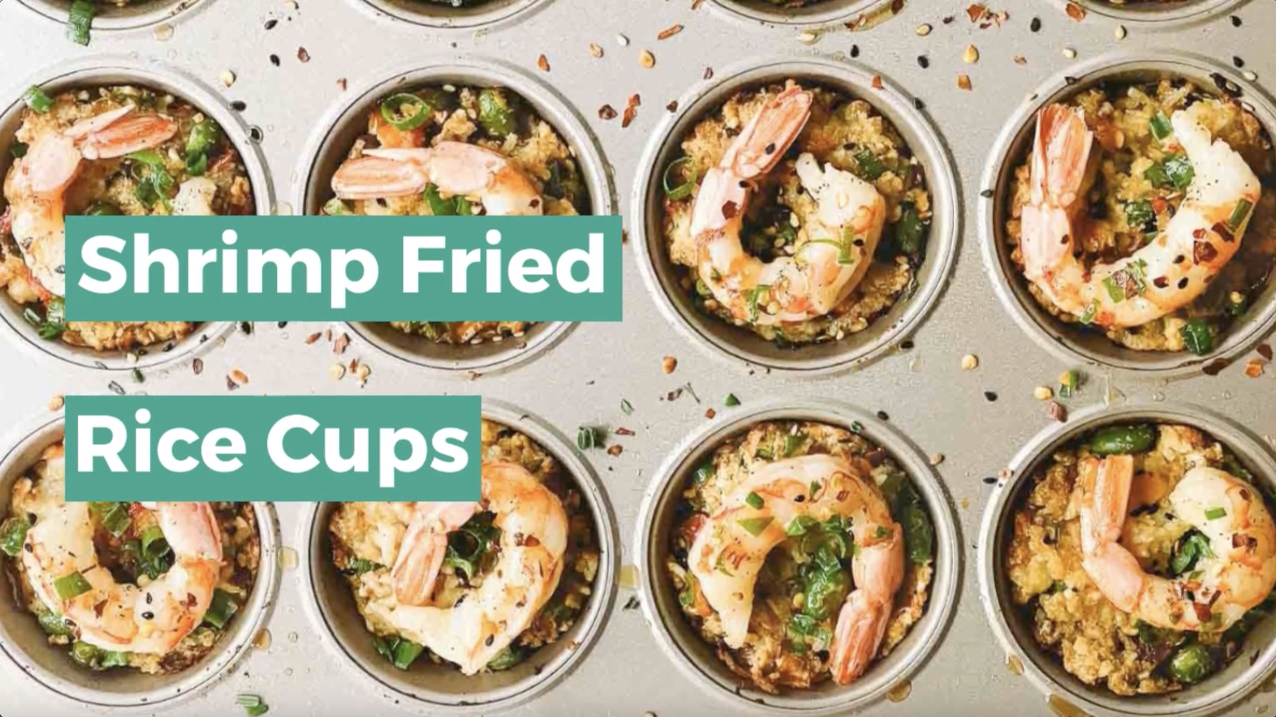 Muffin-pan fried rice cups