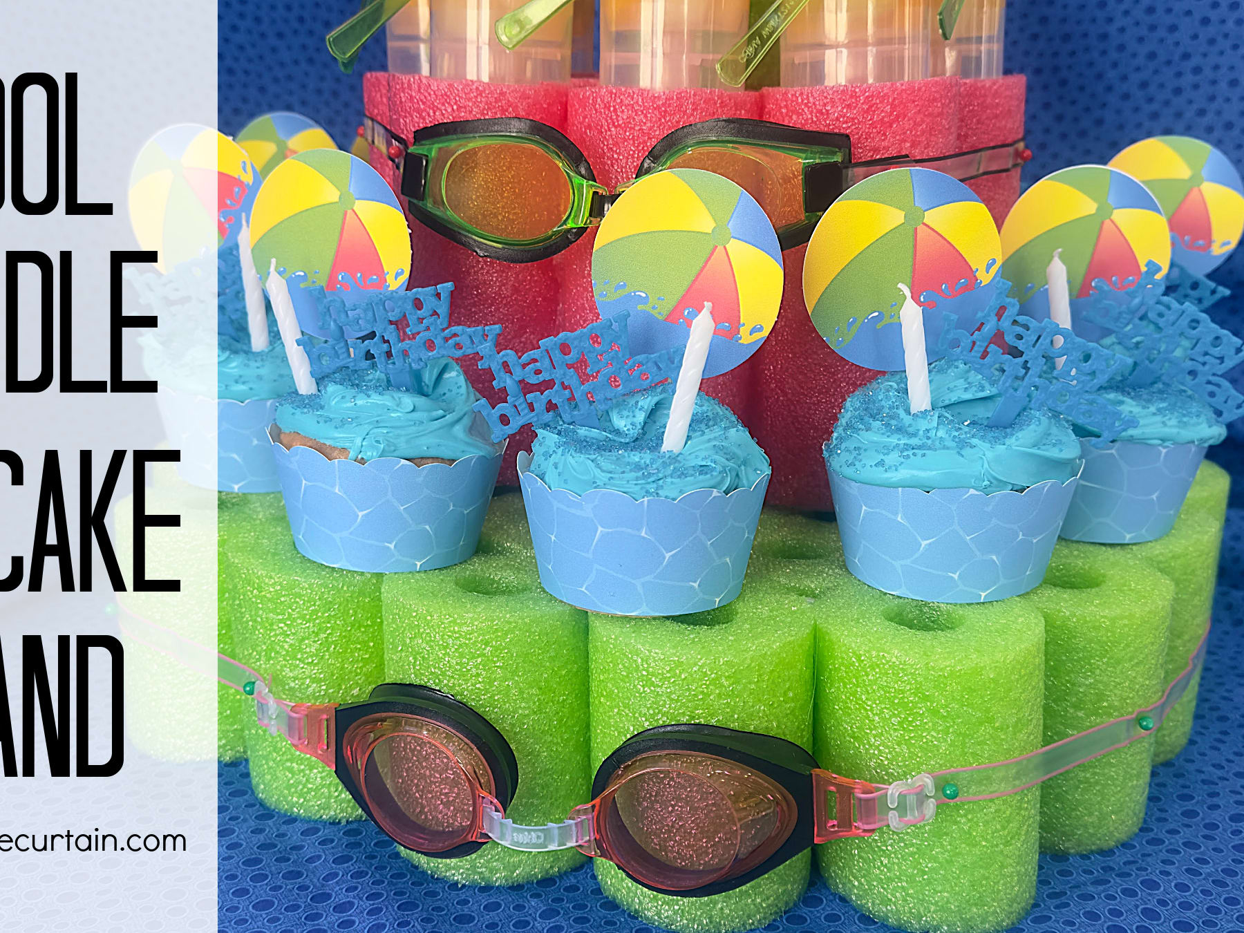 DIY Finding Dory Cupcake Stand