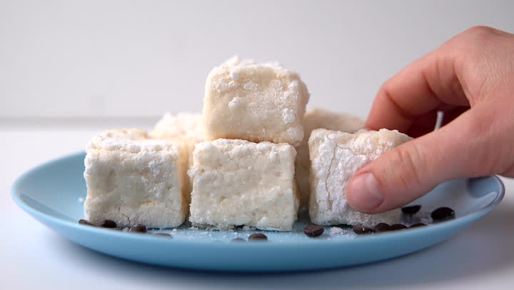 Vegan Lucky Charms recipe with aquafaba marshmallows