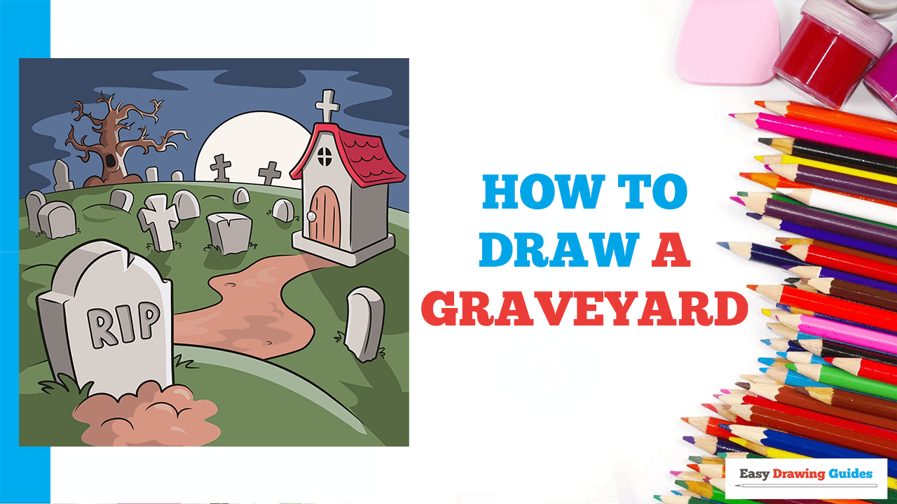 Graveyard Drawing by Y0uB3l0ng on DeviantArt