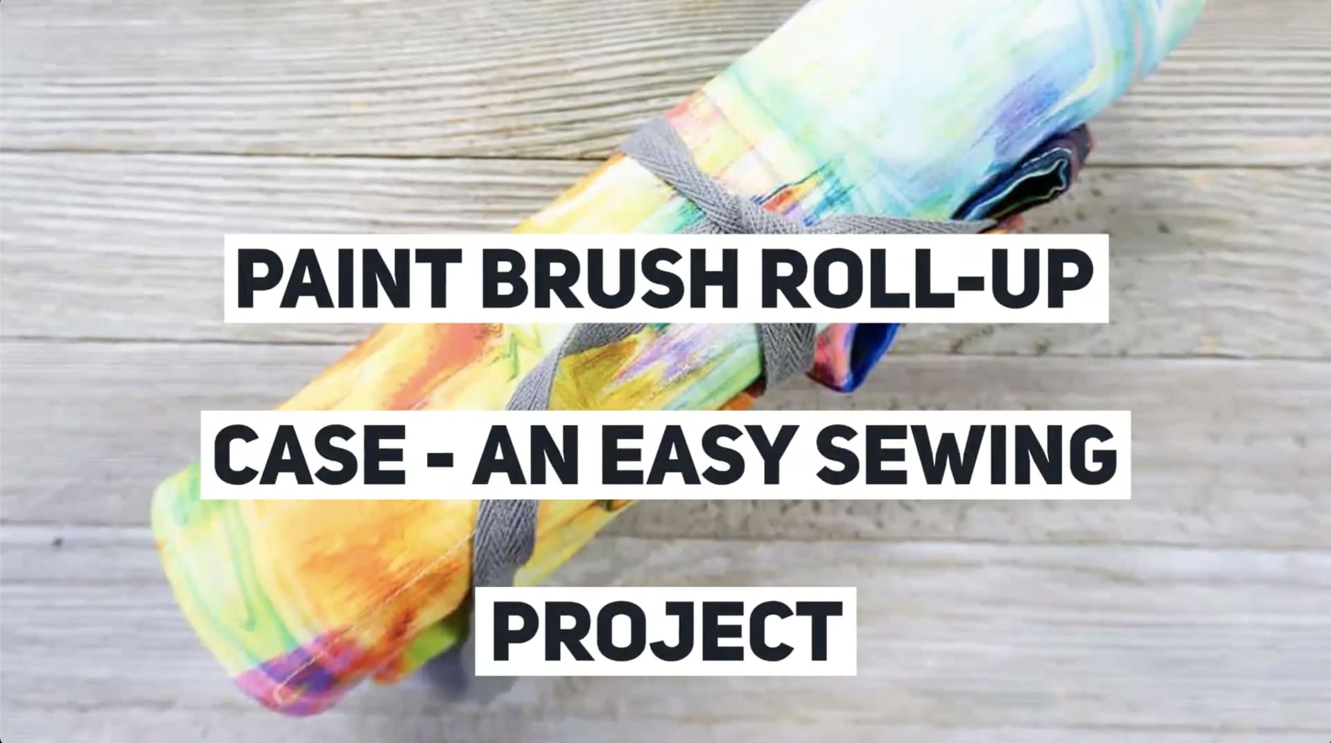 paint brush travel case, easy sew 