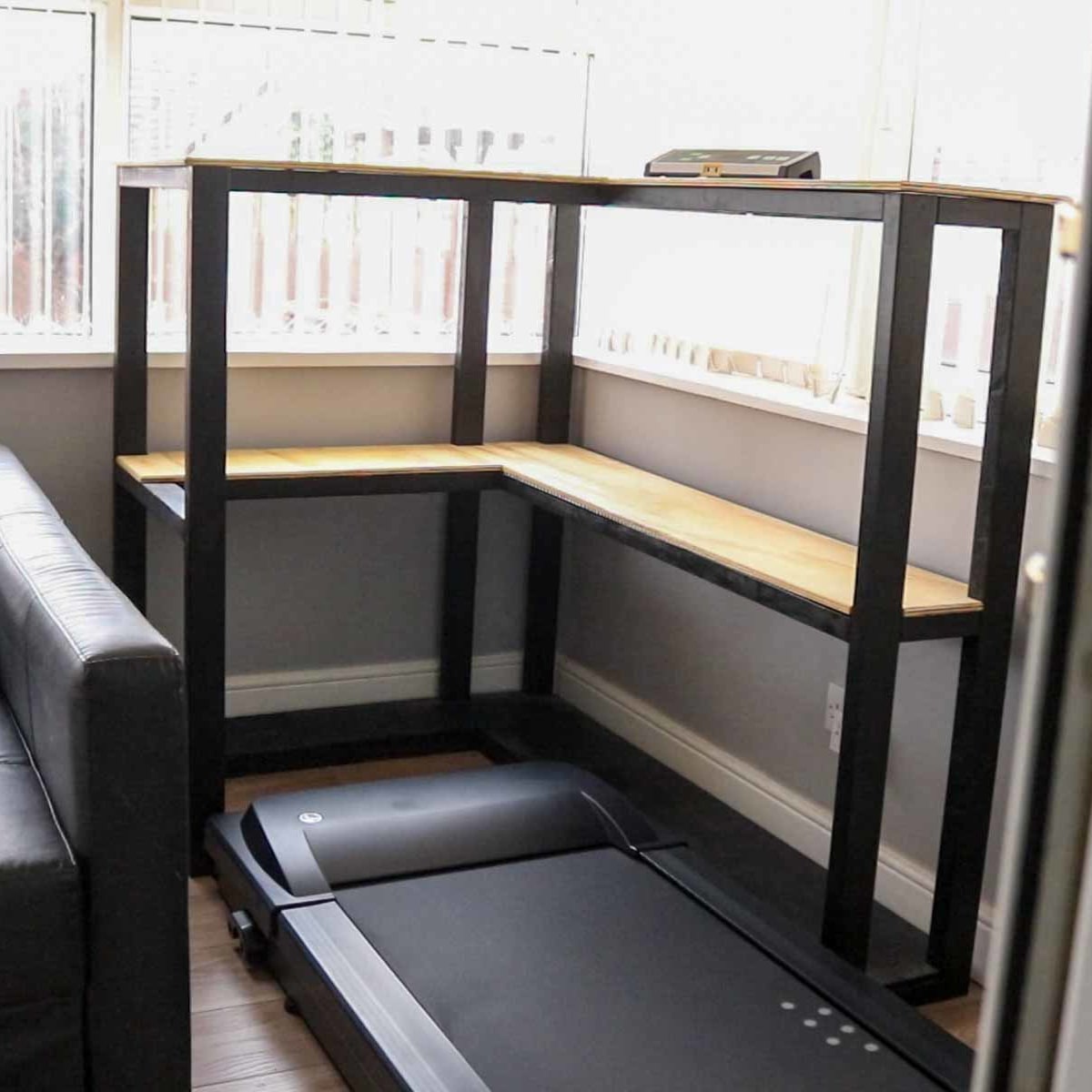 Diy treadmill desk discount ikea