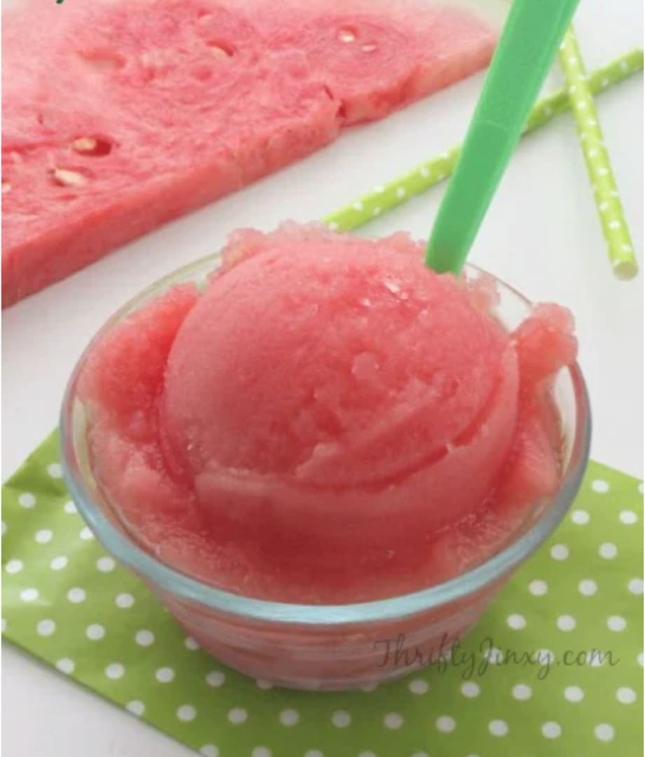 Watermelon Sorbet (No Ice Cream Maker Needed!) - Detoxinista