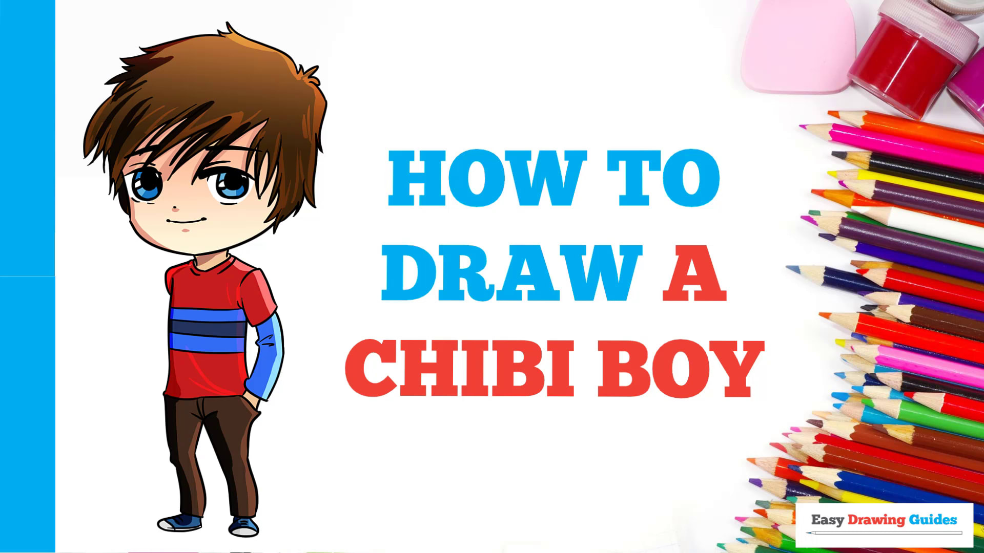 How to Draw a Chibi Boy - Really Easy Drawing Tutorial