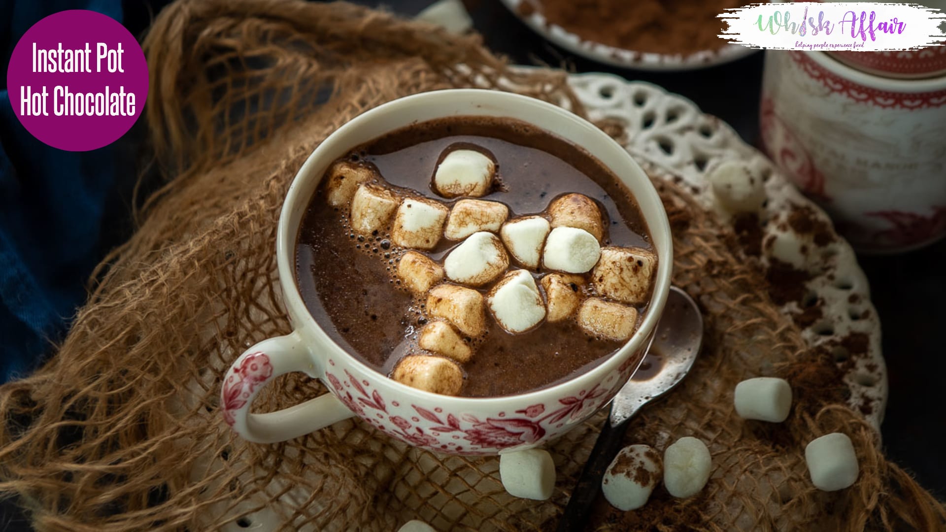 Instant Pot Hot Chocolate • Food Folks and Fun