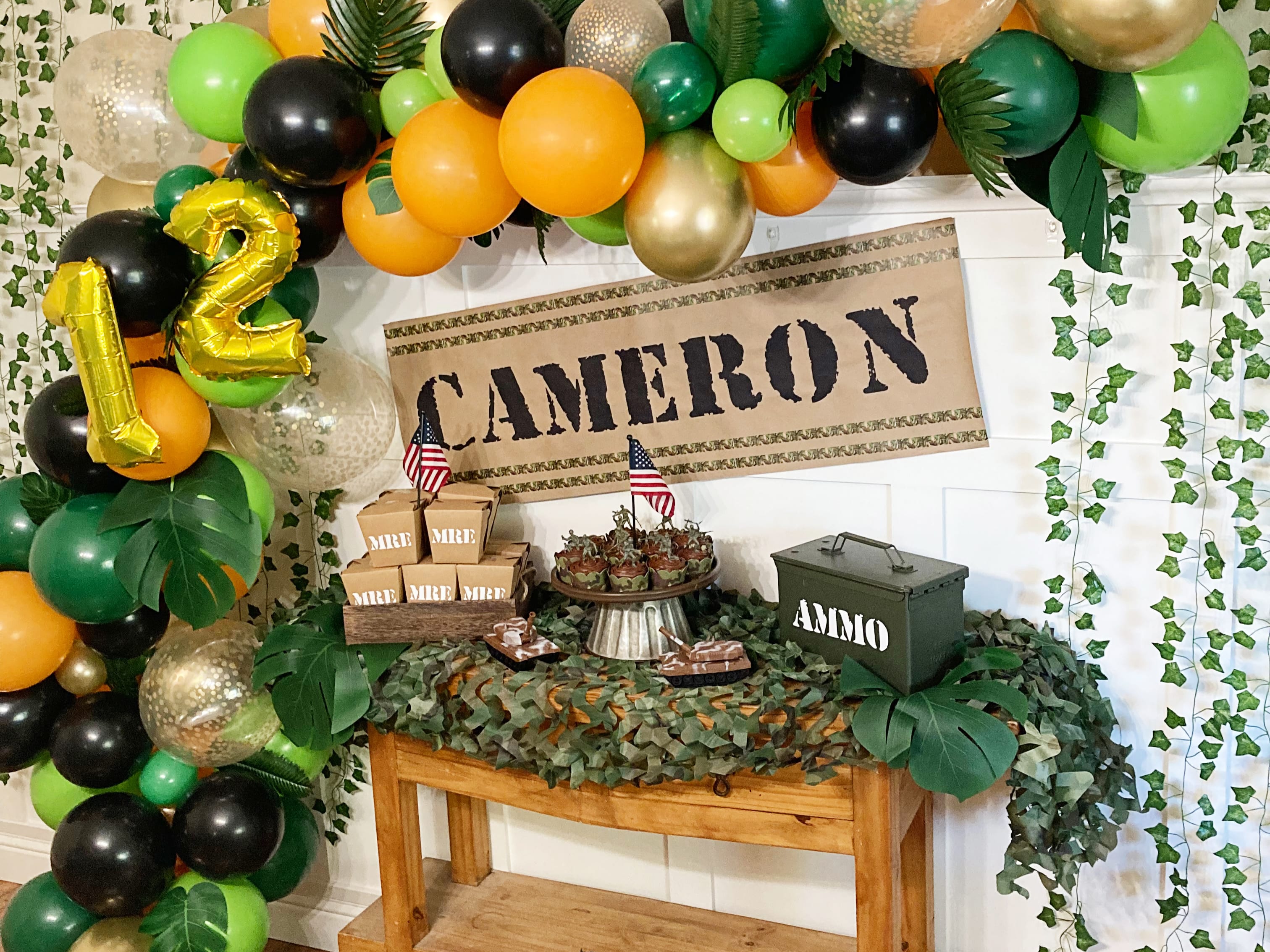 Army Camo Party Ideas - Party Like a Cherry