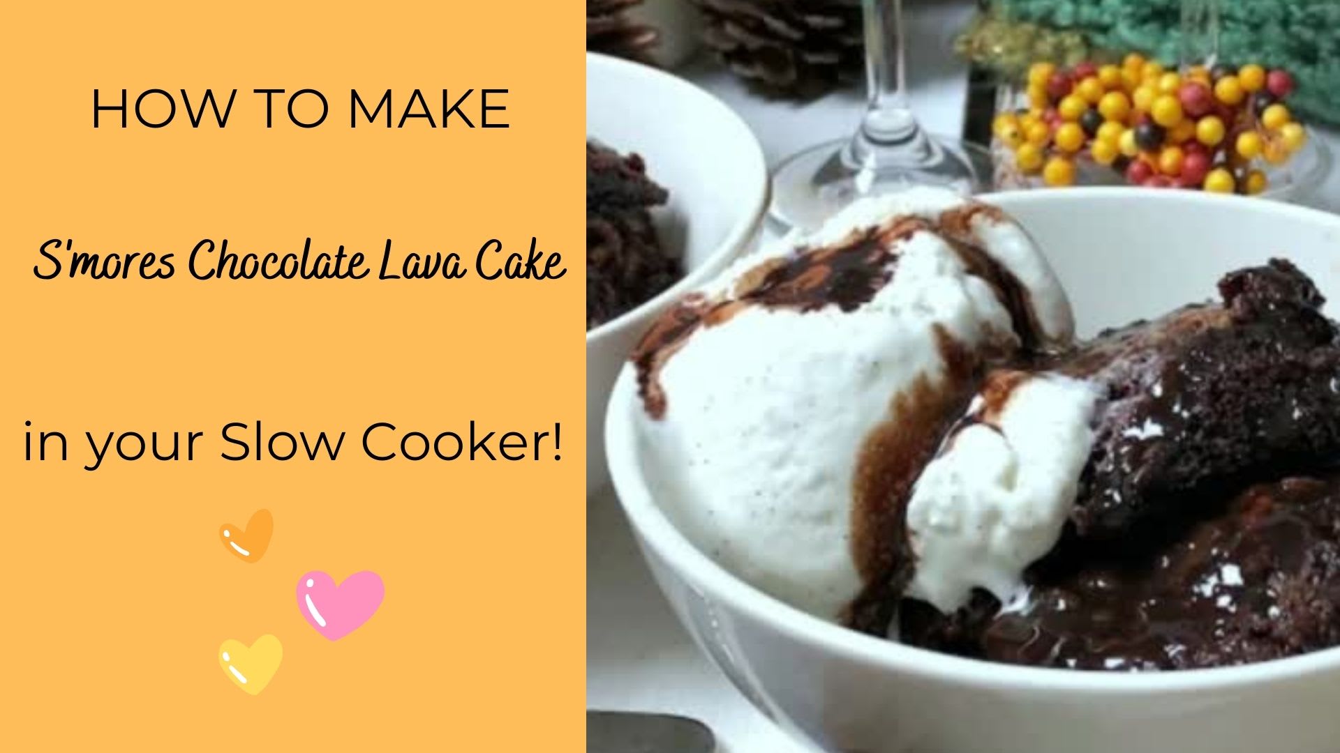 Crockpot Lava Cake (made magically in the slow cooker!)