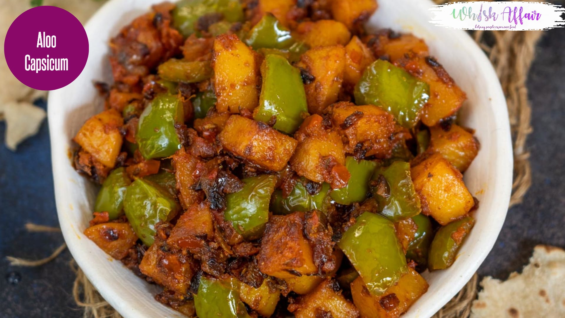 Aloo capsicum curry shop