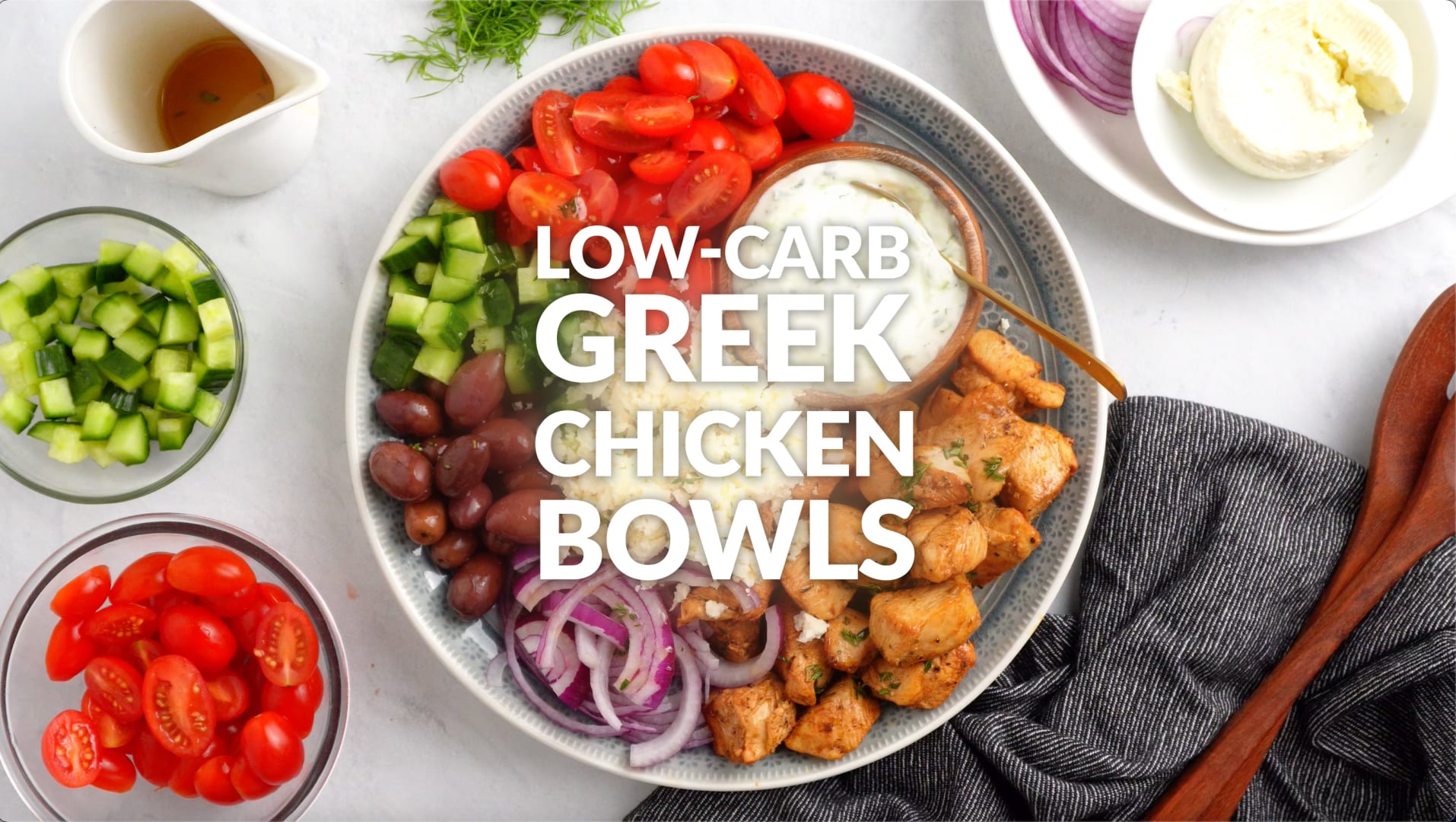 Greek Meal Prep Bowls: Whole30 & Low Carb