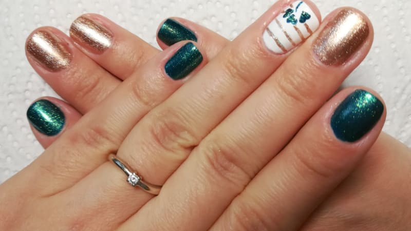 Shamrock Nail Designs for Beginners with Video Tutorial