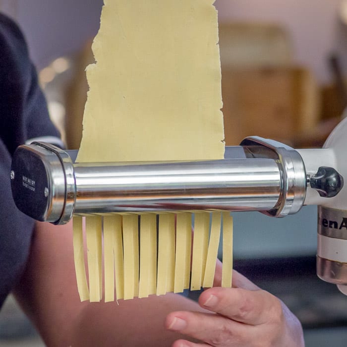 Homemade Pasta Recipe With KitchenAid Pasta Attachment That