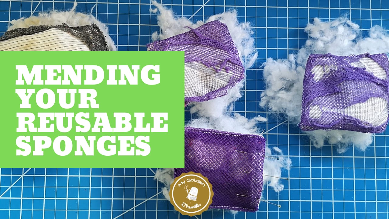 DIY Reusable Sponges // Unsponges - Zero Waste Kitchen Scrubbers Tutorial ⋆  Hello Sewing