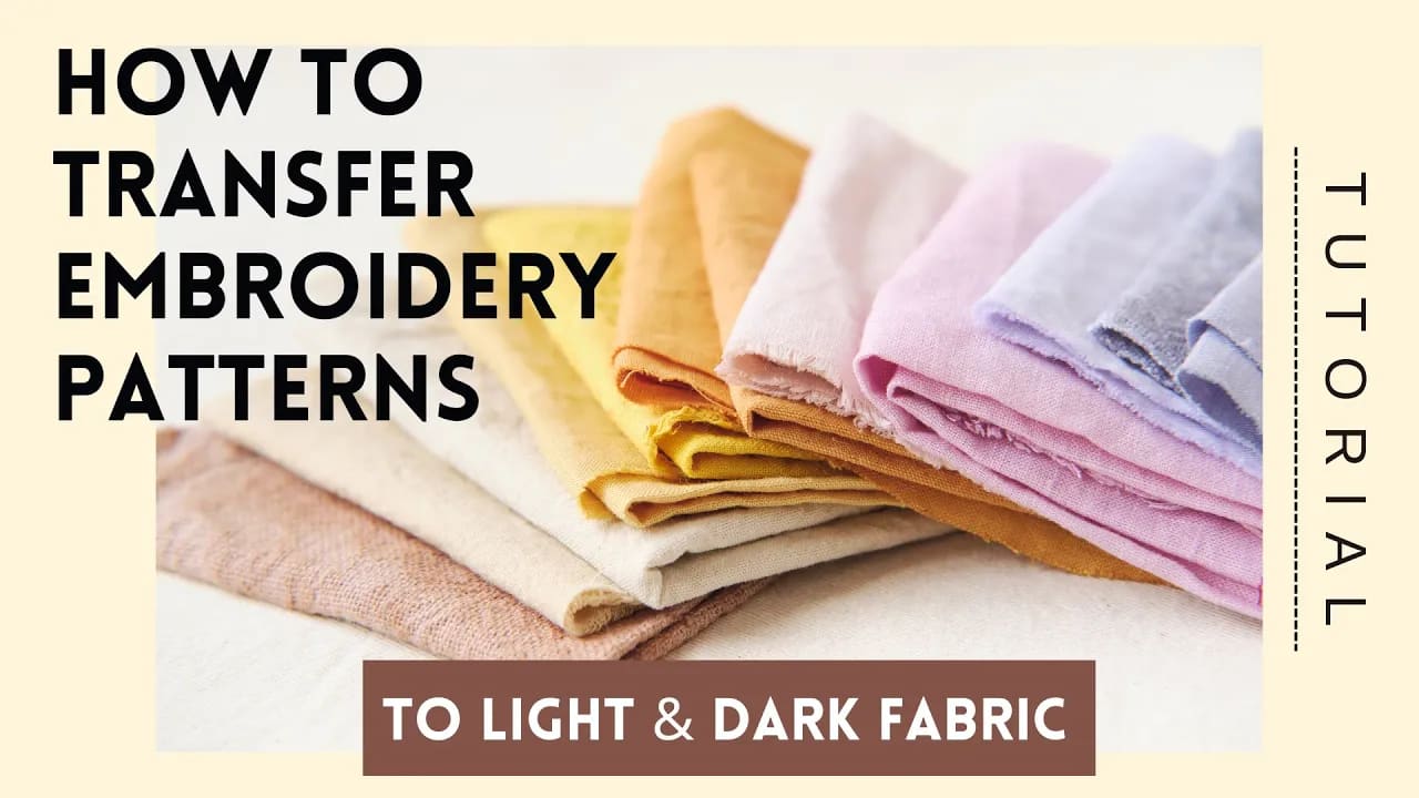 3 Easy Ways to Transfer a Pattern Onto Dark Fabric - The Diary of a  Northern Belle