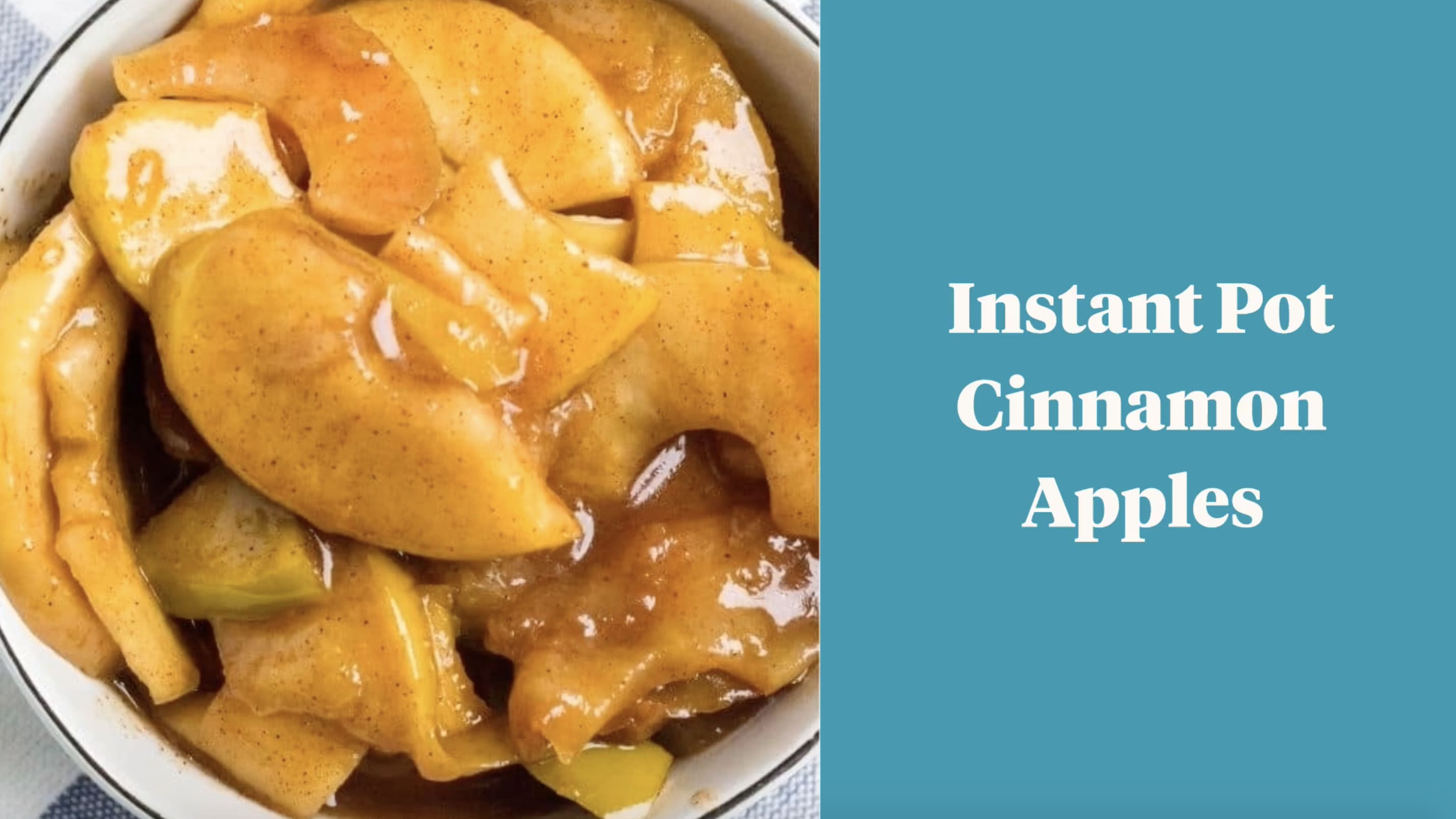Instant Pot Cinnamon Apples